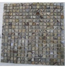 BIDASAR BROWN MOSAIC 305Х305 7ММ (15*15MM)